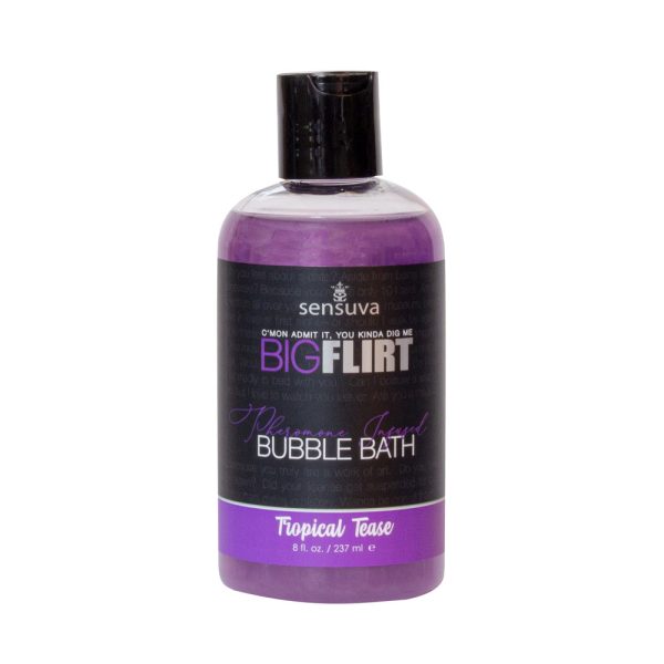 Big Flirt Pheromone Bubble Bath Tropical Tease 8 oz. Bottle