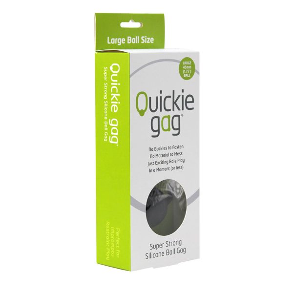 Quickie Ball Gag Large Black