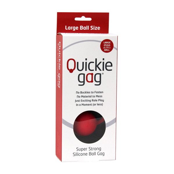 Quickie Ball Gag Large Red