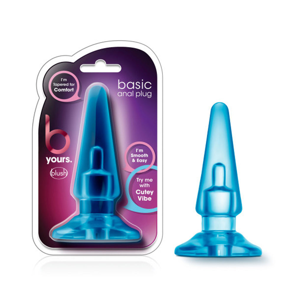 B Yours - Basic Butt Plug - Blue