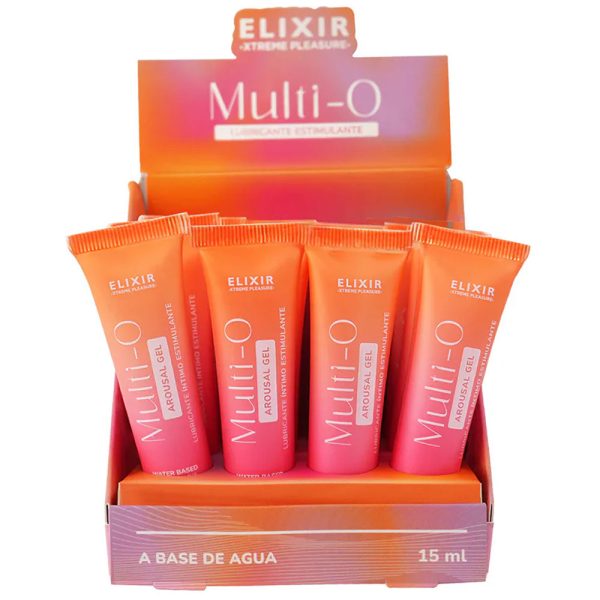 Elixir Multi O Arousal Lubricant 12pc Display 0.5 oz.