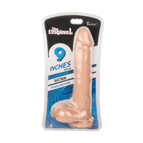 9" Penis & Balls W/ Suc Flesh