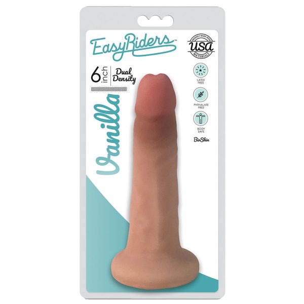 Easy Riders 6" Slim Bioskin Penis Vanilla