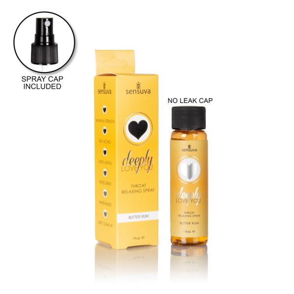 Deeply Love You Oral Relaxing Spray 1 oz. Bottle Butter Rum