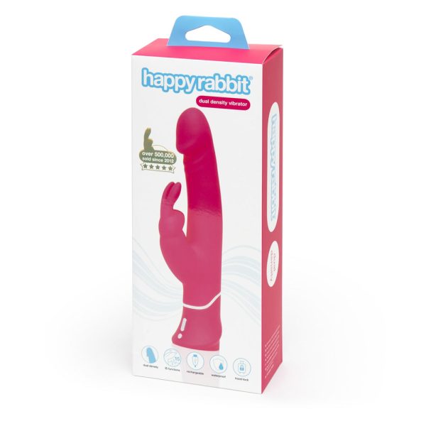 Happy Rabbit Realistic Dual Density Rabbit Vibrator Pink