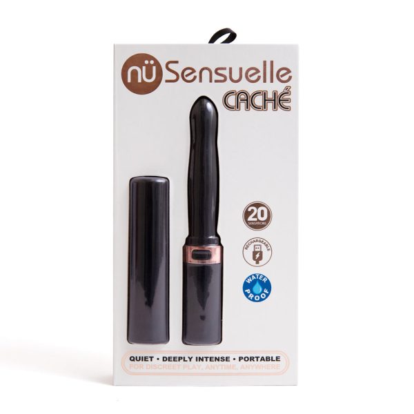 Nu Sensuelle Cache 20 Function Discreet Vibe Black