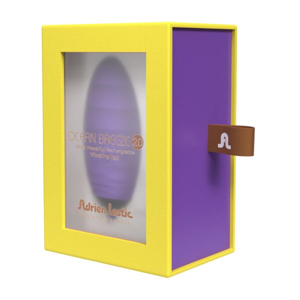 Adrien Lastic Ocean Breeze 2.0 Ultra Powerful Vibrating Egg Purple/Black